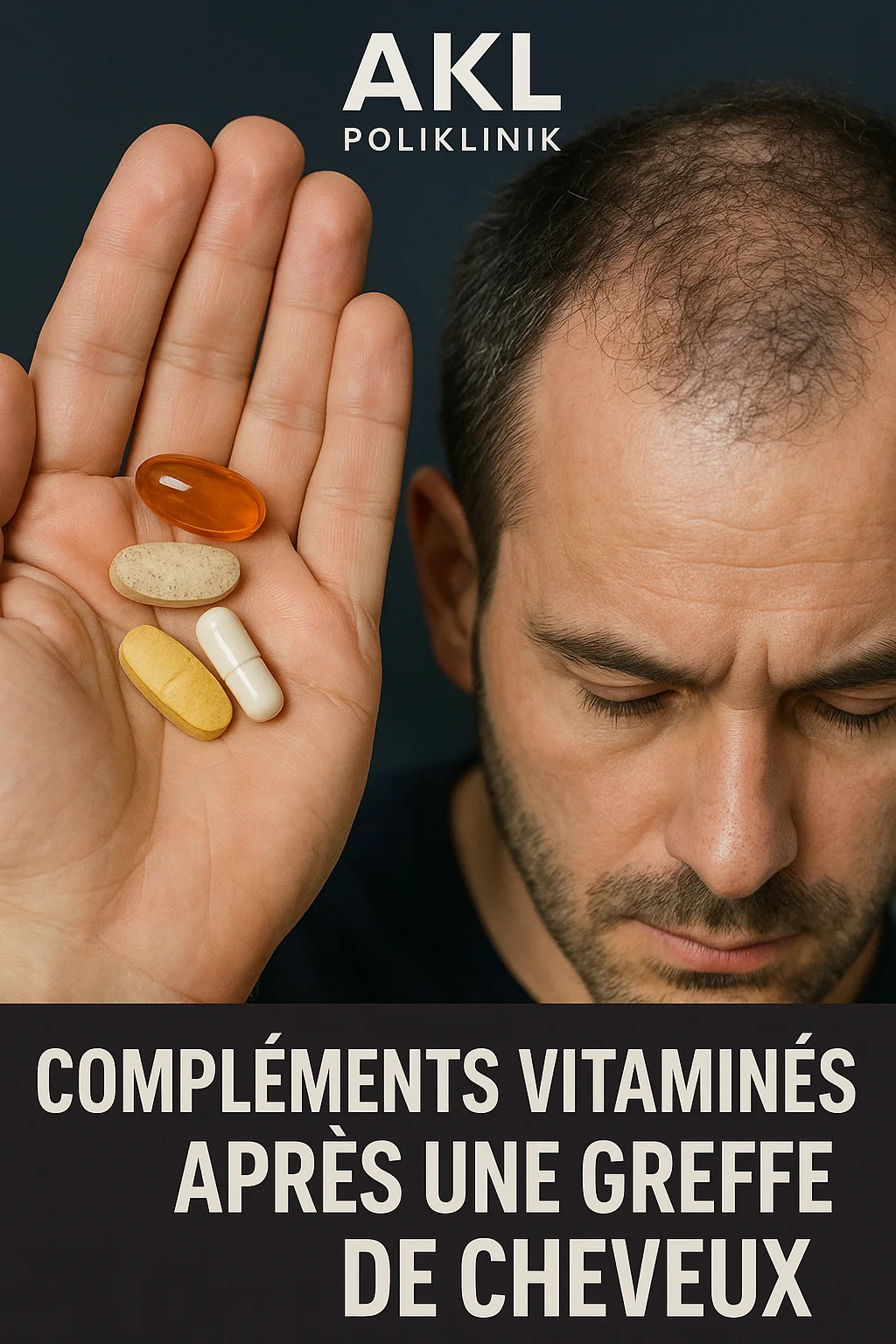 Compléments Vitaminés Après une Greffe de Cheveux