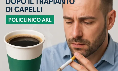 Consumo di Sigarette e Caffè Dopo il Trapianto di Capelli