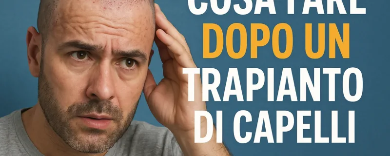 Cosa Fare Dopo un Trapianto di Capelli