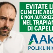 Evitate le Cliniche Abusive e Non Autorizzate nel Trapianto di Capelli