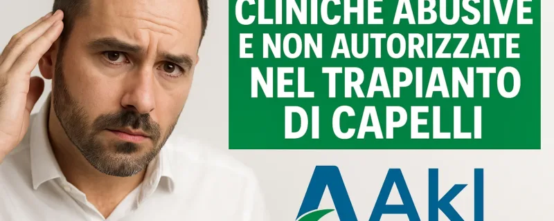 Evitate le Cliniche Abusive e Non Autorizzate nel Trapianto di Capelli