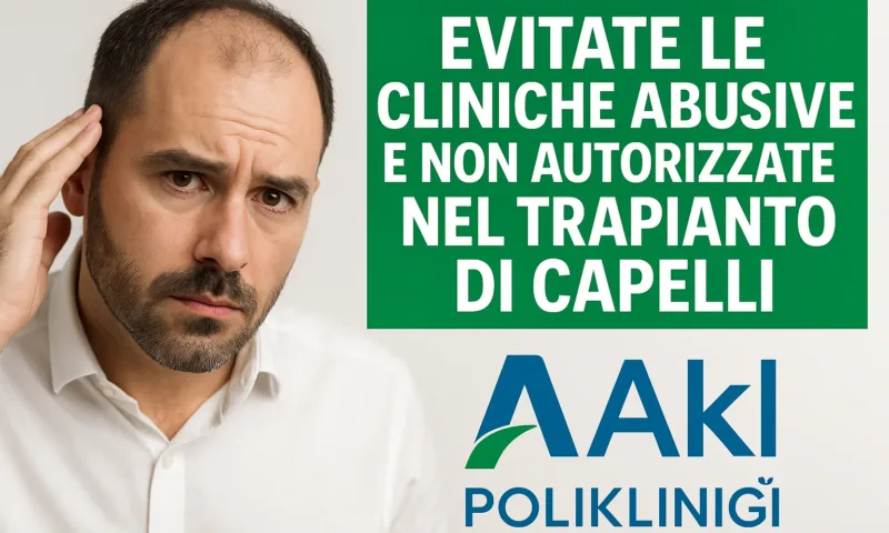 Evitate le Cliniche Abusive e Non Autorizzate nel Trapianto di Capelli