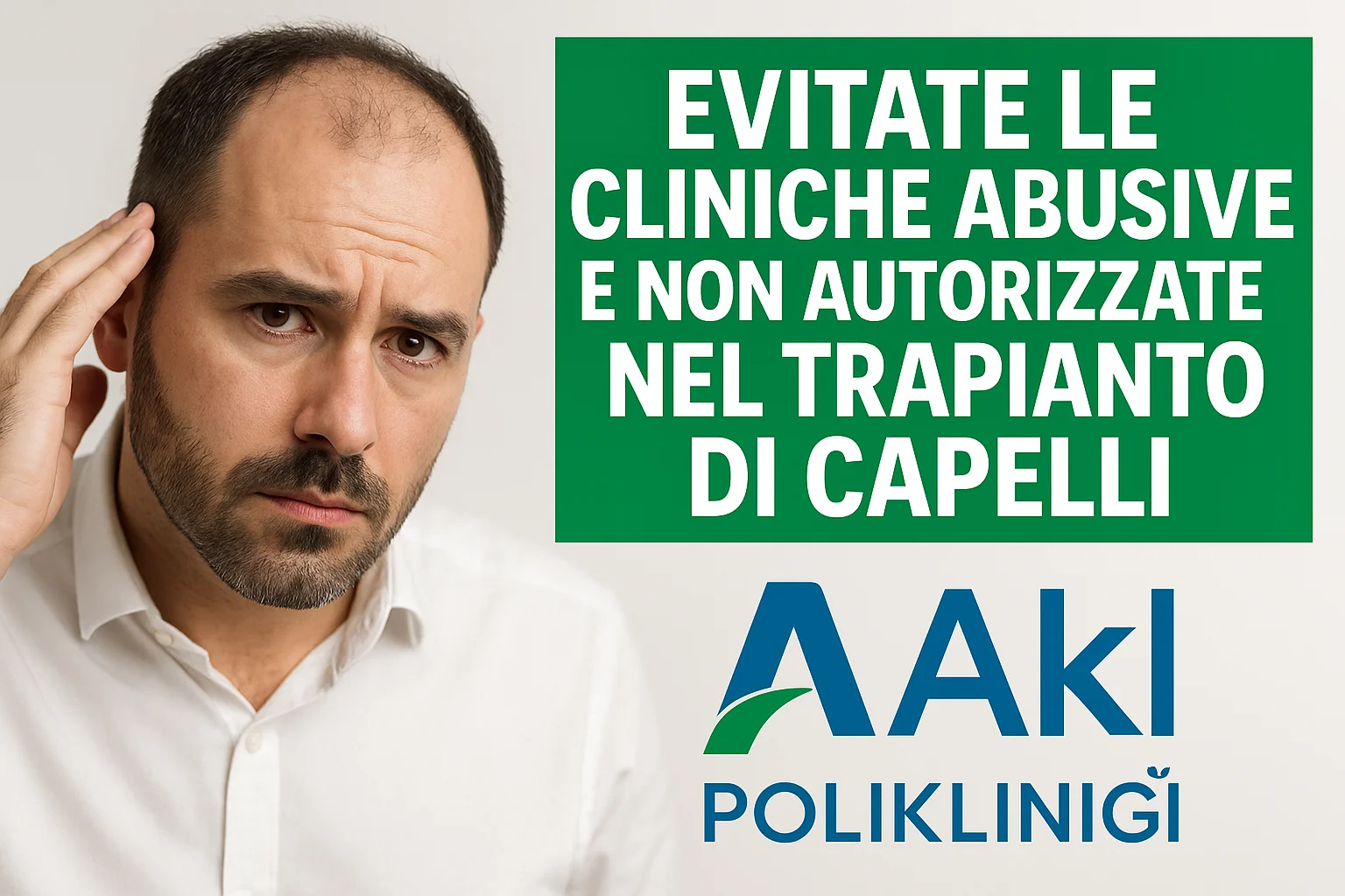 Evitate le Cliniche Abusive e Non Autorizzate nel Trapianto di Capelli