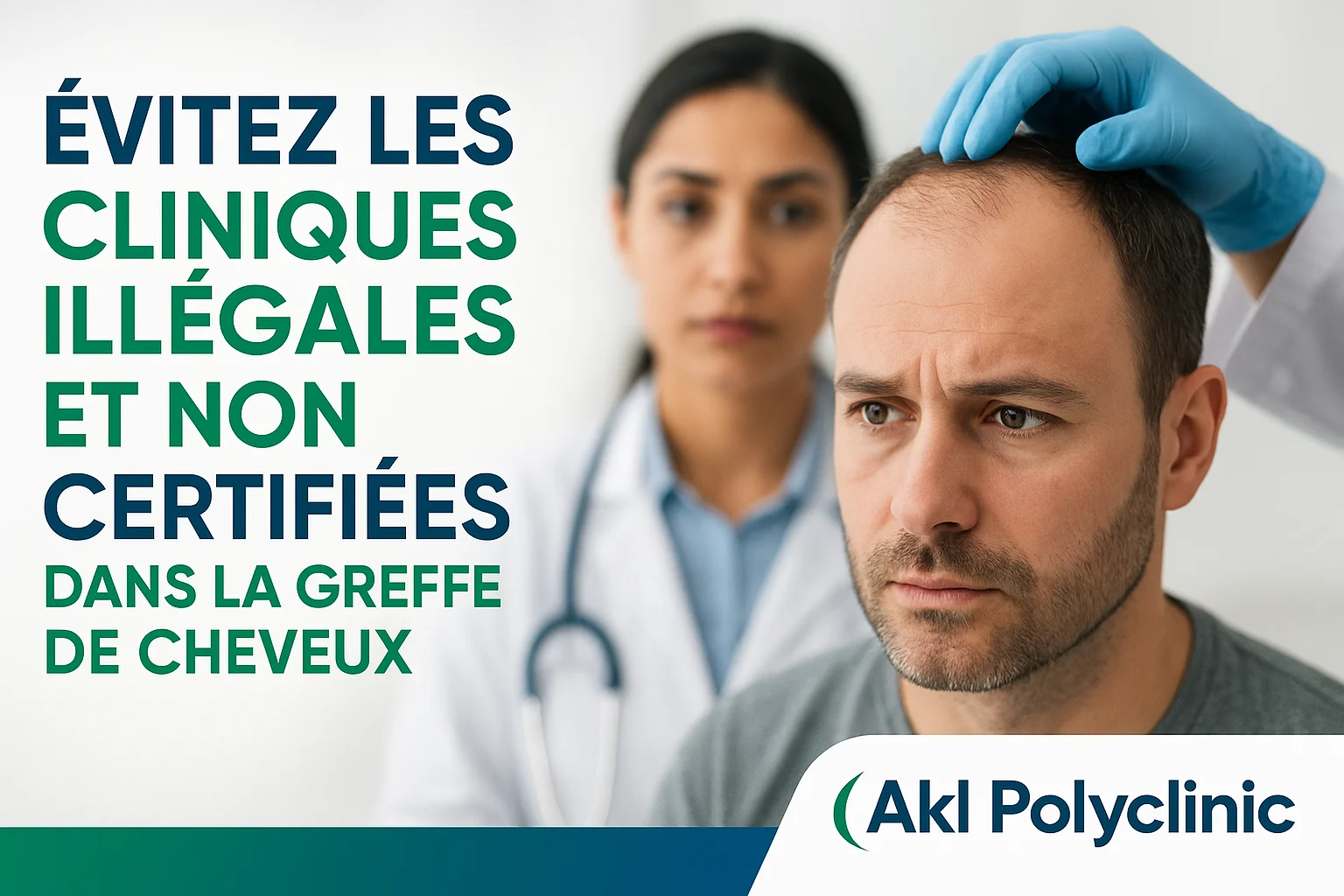 Évitez les Cliniques Illégales et Non Certifiées dans la Greffe de Cheveux