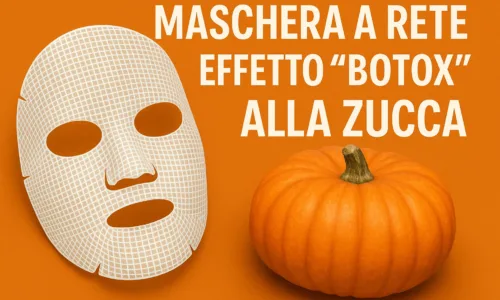 Maschera a Rete Effetto “Botox” alla Zucca
