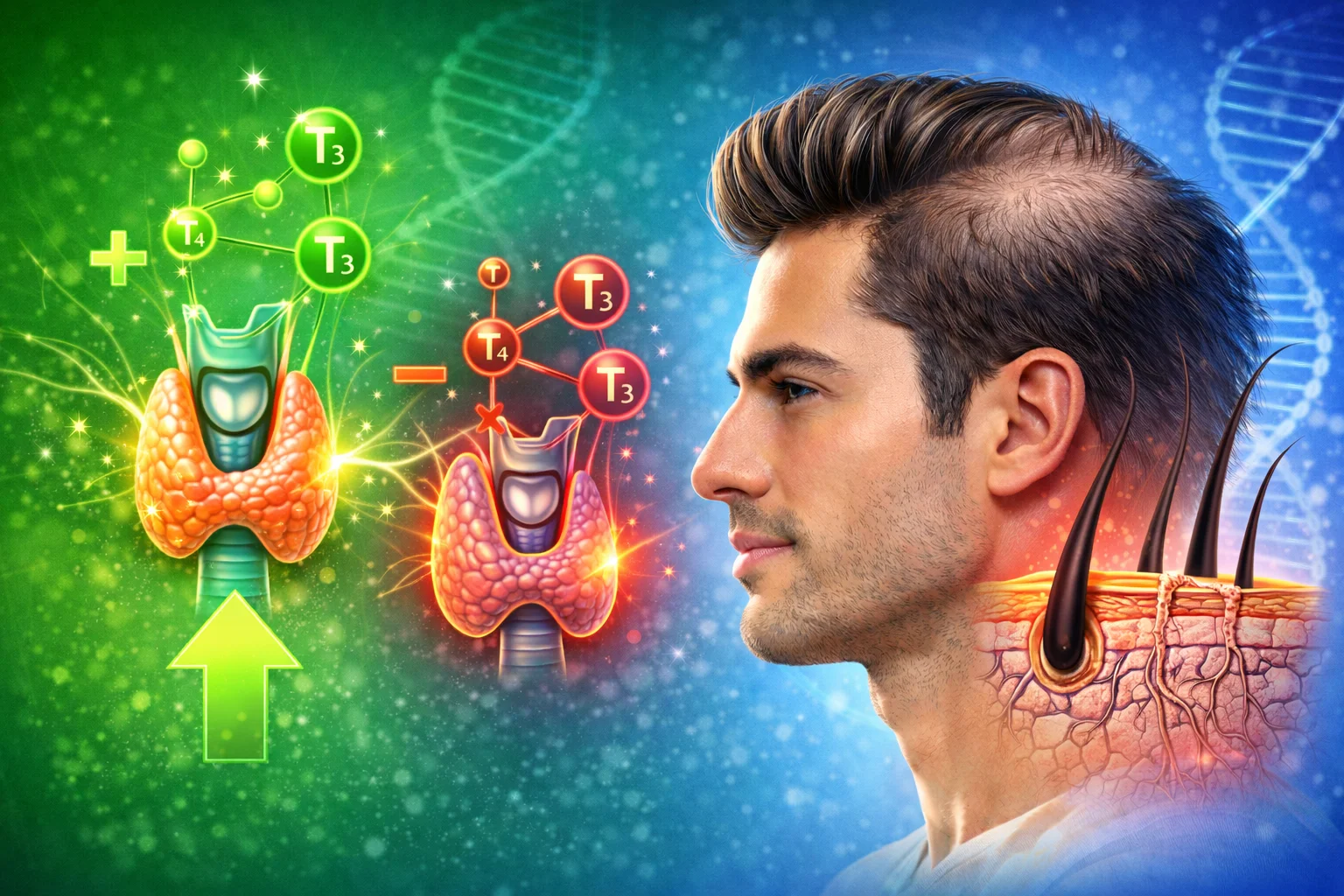 Problemi alla Tiroide e Caduta dei Capelli: Come gli Ormoni Influenzano il Diradamento e Quando Intervenire